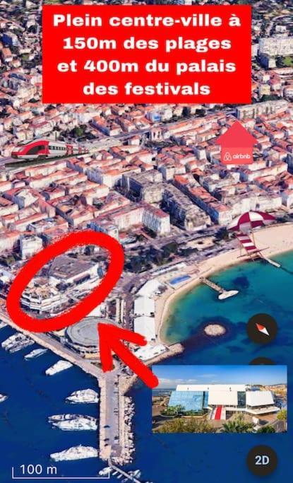 Cannes Centre Proche Plage Croisette Palais Des Festivals Exterior foto